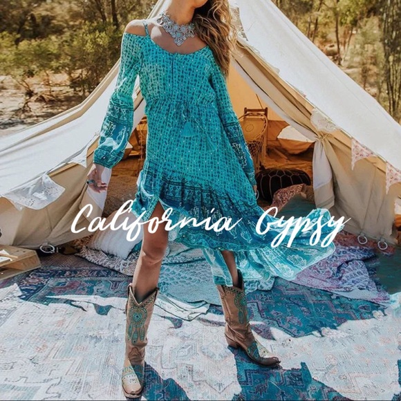 UNBRANDED Dresses & Skirts - Gypsy Boho Western High Low Dress